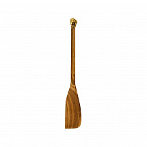 Лопатка деревянная с латунной накладкой узкая "Перец"