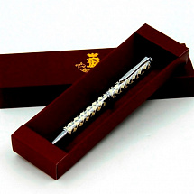 Ручка плетеная 14 см. Royal Family белая