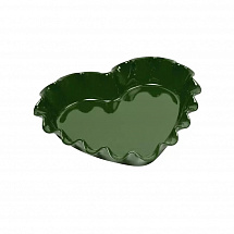 Форма для пирога «Сердце» Emile Henry, цвет: лавровый лист