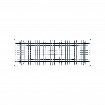 Блюдо прямоугольное 42см.Square