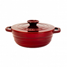 Кастрюля с крышкой Lava Majolica Red 5,2 л, 28 см