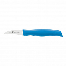 Нож 60 мм, для чистки овощей, голубой, TWIN Grip
