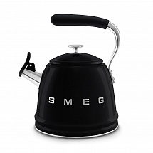 Чайник со свистком 2,3л."Smeg" чёрный