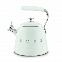 Чайник со свистком 2,3л."Smeg" пастельный зеленый