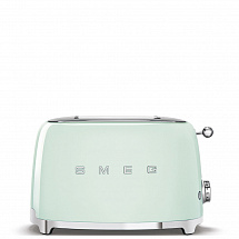 Тостер на 2 ломтика 950Вт."Smeg" пастельно зеленый