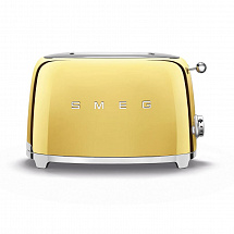 Тостер на 2 ломтика 950Вт."Smeg" золото