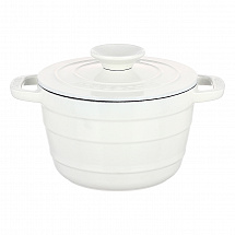 Кастрюля с крышкой Lava Majolica White 4,9 л, 23 см