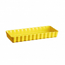 Форма для пирога прямоугольная, 15х36 см, цвет желтый