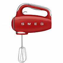 Ручной миксер 250Вт."Smeg" красный