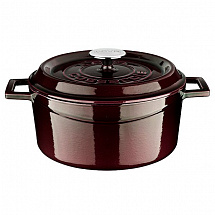 Кастрюля с крышкой Lava Aubergine 4,49 л, 24 см